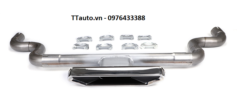 Độ ống xả kiểu Si cho Civic 2016-2020 (pô thật)