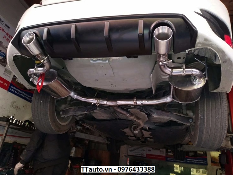 Lên pô kép cho Civic 1.8 (phần 2)