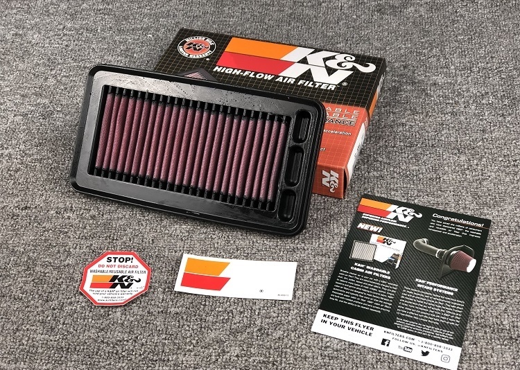 Lọc gió động cơ và lọc điều hòa K&N cho các dòng ô tô Honda