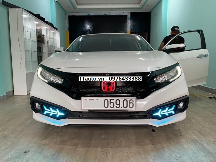 Logo đầu và đuôi xe có đèn LED cho các dòng Honda