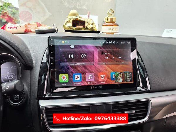 Màn Android Mazda CX5 2016 | Camera hành trình + Camera lùi AHD