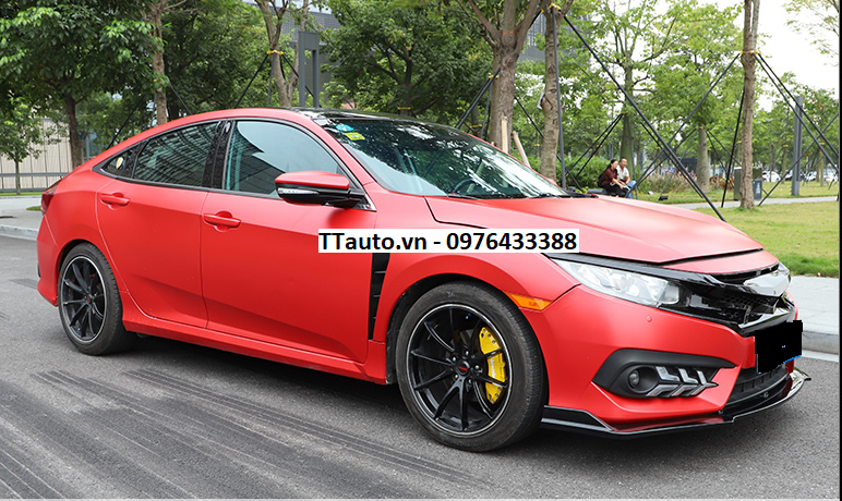 Cua lốp wide body trước kiểu Type R cho Civic 2016-2020