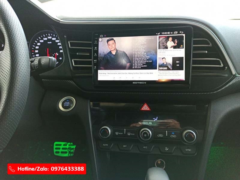 MÀN HÌNH ANDROID HUYNDAI ELANTRA CHÍNH HÃNG