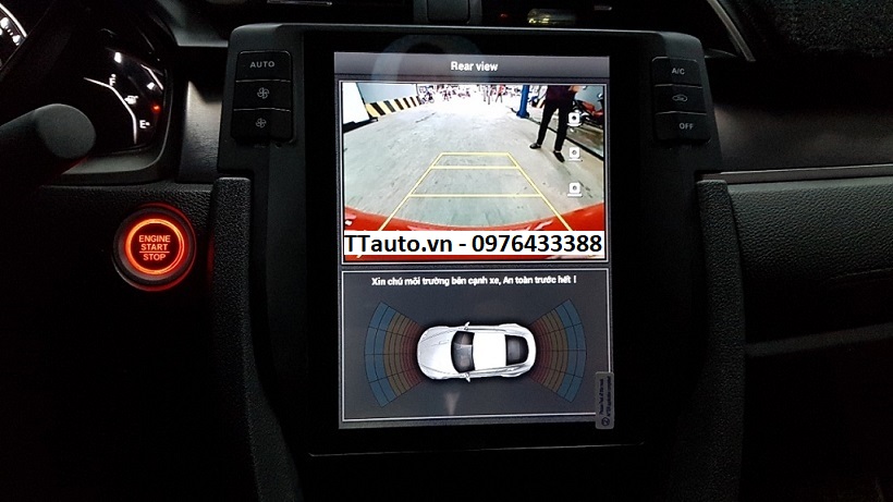 Màn hình Tesla cho Civic 1.8