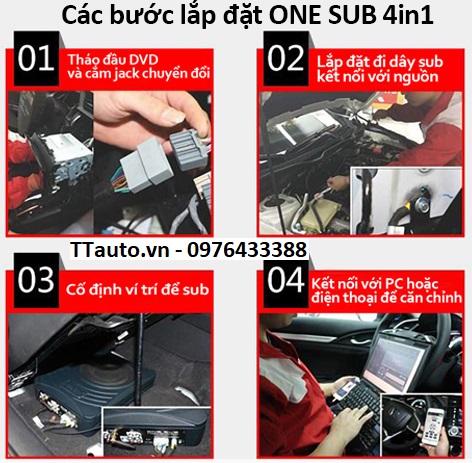 ONE SUB FEELART 4 TRONG 1 | SẢN PHẨM CHO LOA NGUYÊN BẢN