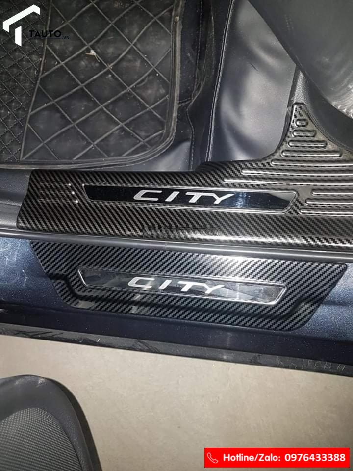 Ốp bậc cửa chống xước cho Honda City 2021
