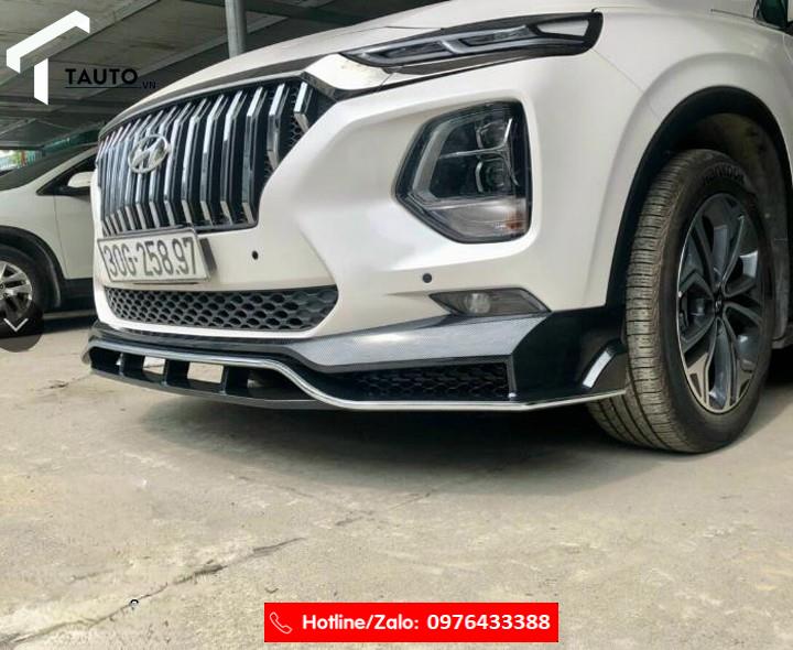 Ốp cản trước, Lip trước Hyundai Santafe 2021