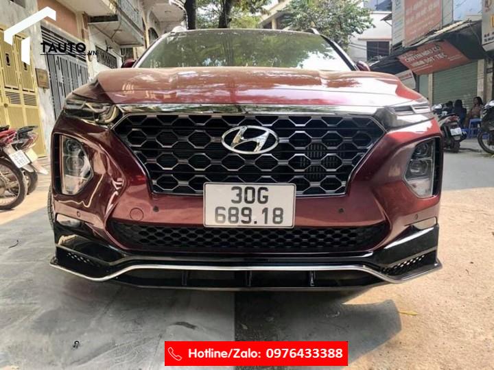 Ốp cản trước, Lip trước Hyundai Santafe 2021