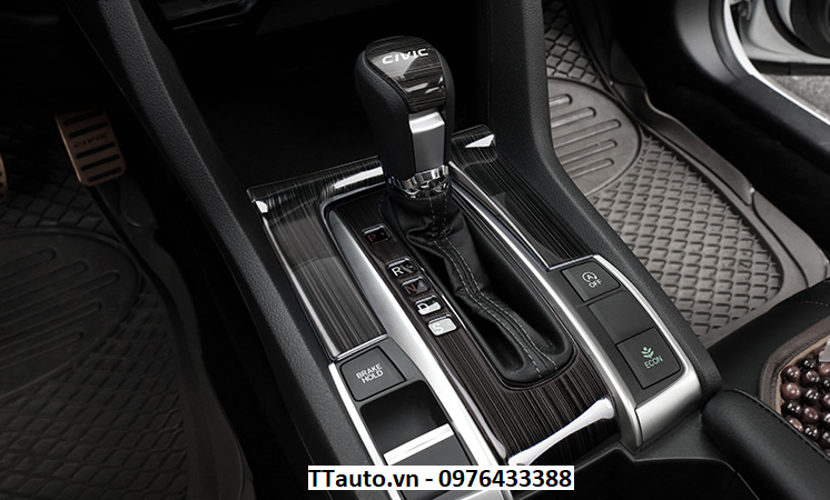Combo ốp nội thất Titan 4 chi tiết cho Civic 2016-2020