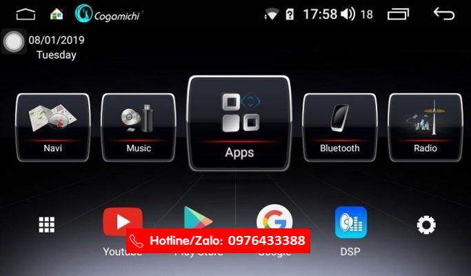 DVD ANDROID GOGAMICHI C900 16 KÊNH ÂM THANH | 100% CHÍNH HÃNG