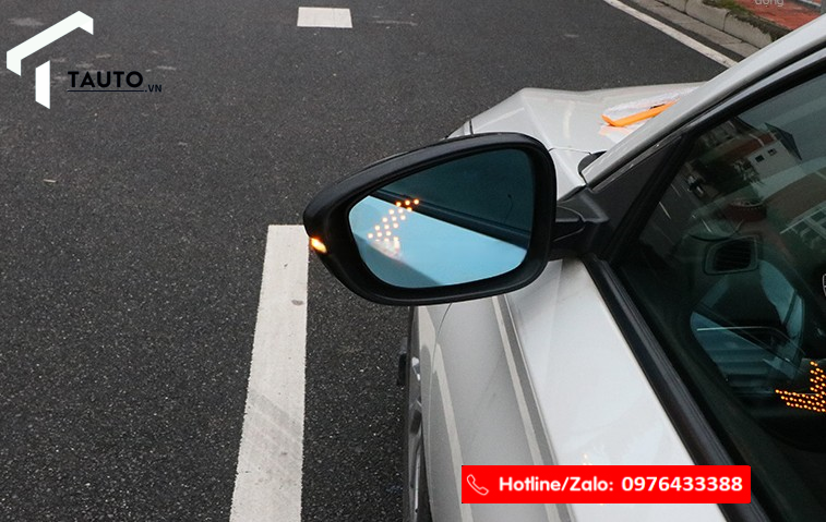 Gương sấy 4 trong 1 tích hợp chống chói LED xi nhan cho Accord các đời