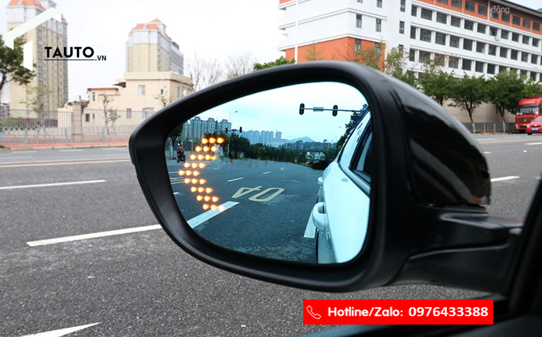 Gương sấy 4 trong 1 tích hợp chống chói LED xi nhan cho Accord các đời