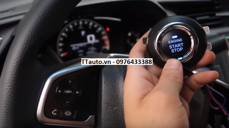 Lắp chìa khóa thông minh Start-Stop cho Civic bản 1.8 E 2019- 2020