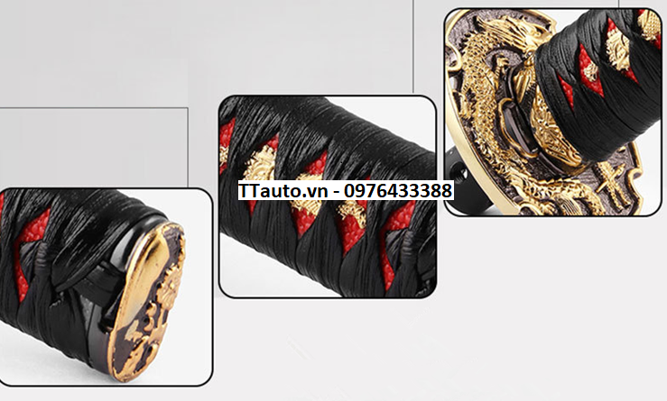 Tay nắm cần số kiểu chiến binh Samurai