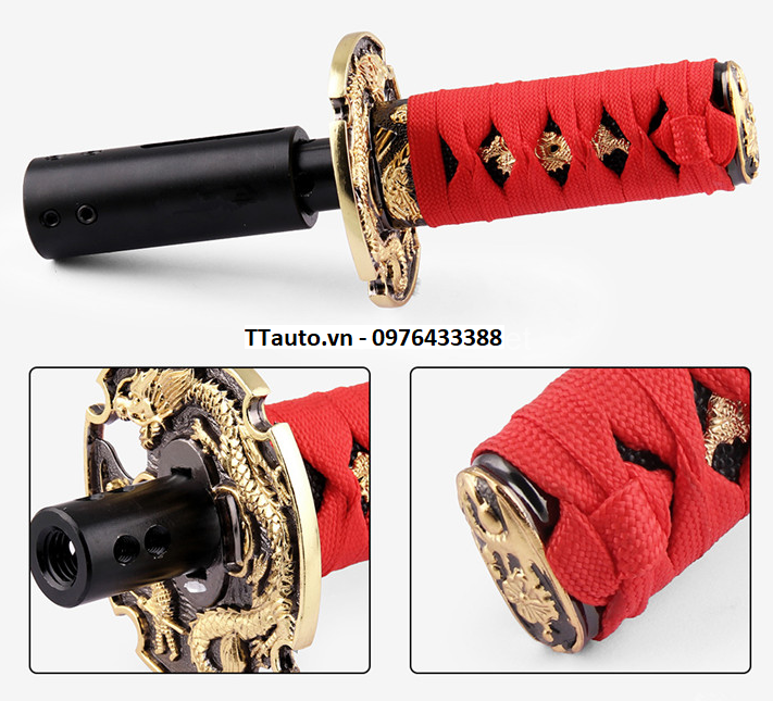Tay nắm cần số kiểu chiến binh Samurai