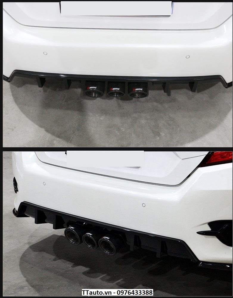 Độ pô âm thanh On Off nguyên cây cho Civic 1.8 và 1.5 2016-2020