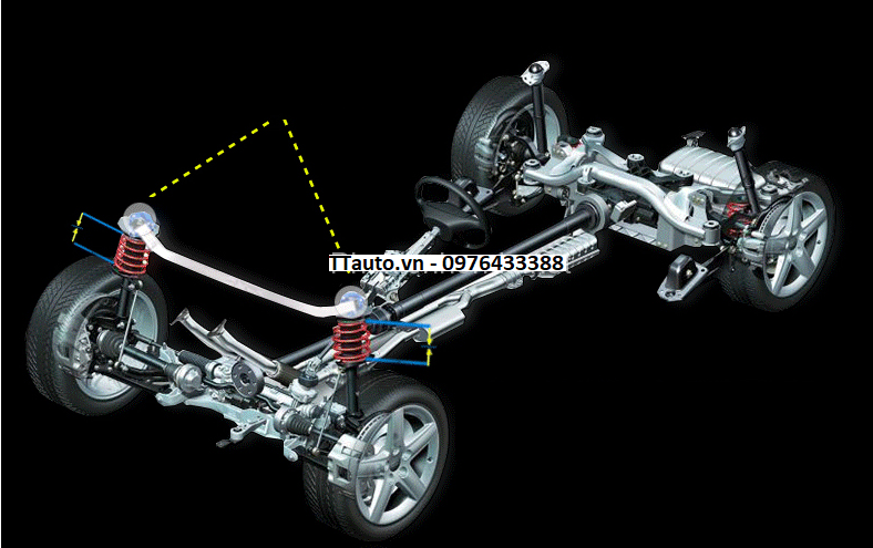 Thanh Cân bằng Strut bar carbon Civic 2016-2021