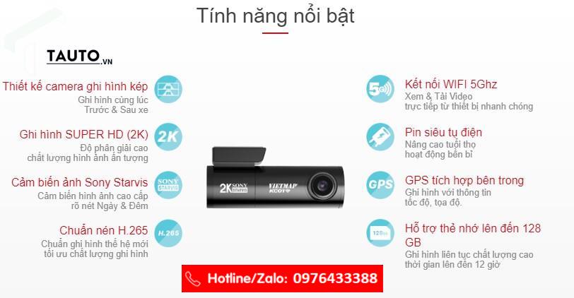 CAMERA HÀNH TRÌNH VIETMAP KC01