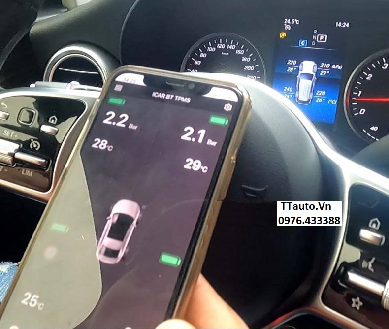 CẢM BIẾN ÁP SUẤT LỐP MERCEDES | TPMS I3 GOLD EDITION