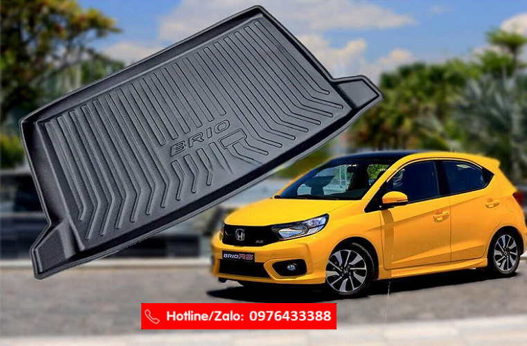 Lót cốp nhựa cho Honda Brio