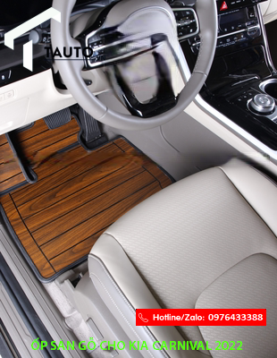 LÓT SÀN GỖ KIA CARNIVAL 2022 NHẬP KHẨU HÀN QUỐC