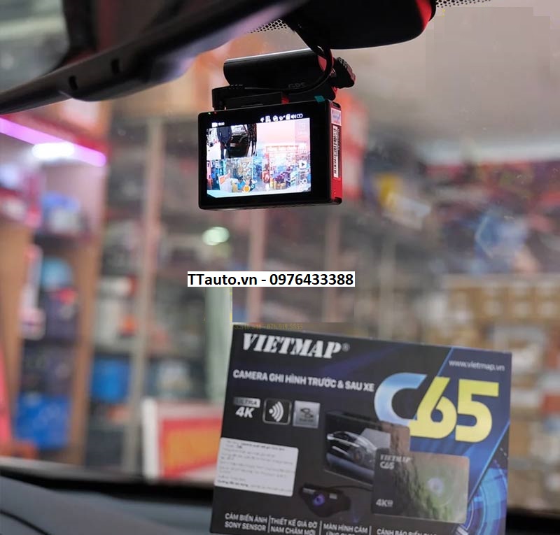 CAMERA HÀNH TRÌNH VIETMAP C65 CHÍNH HÃNG