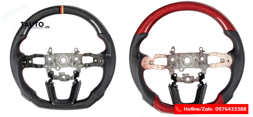Vô lăng sợi carbon Honda Civic 2022