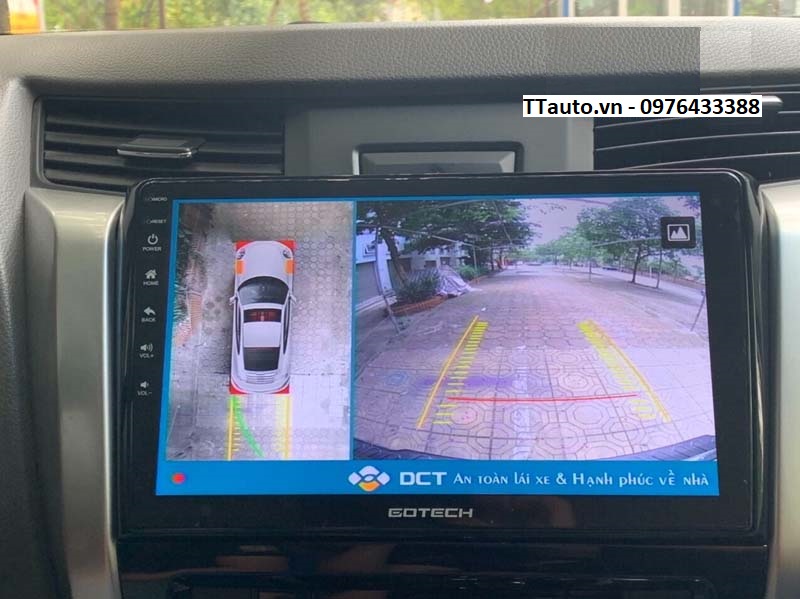 CAMERA 360 ĐỘ NISSAN NAVARA CHÍNH HÃNG