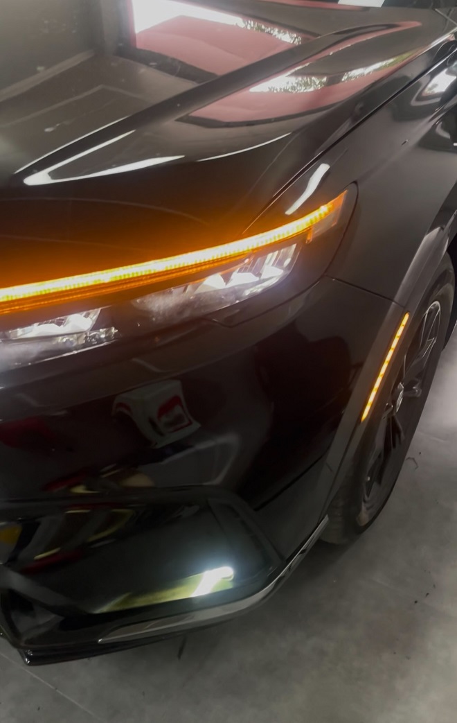 Đèn led sườn cản trước, 3 chế độ cho Honda CRV 2023 - 2026
