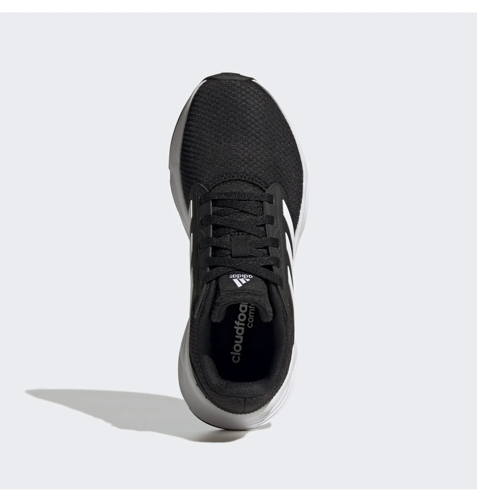 Giày chạy adidas Galaxy 6 - đen phối trắng, size 42 2/3