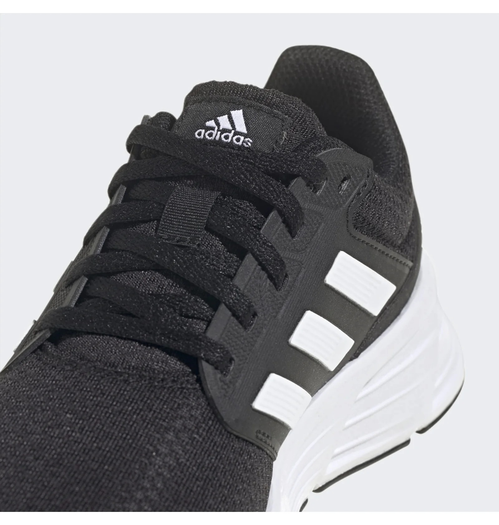 Giày chạy adidas Galaxy 6 - đen phối trắng, size 42 2/3