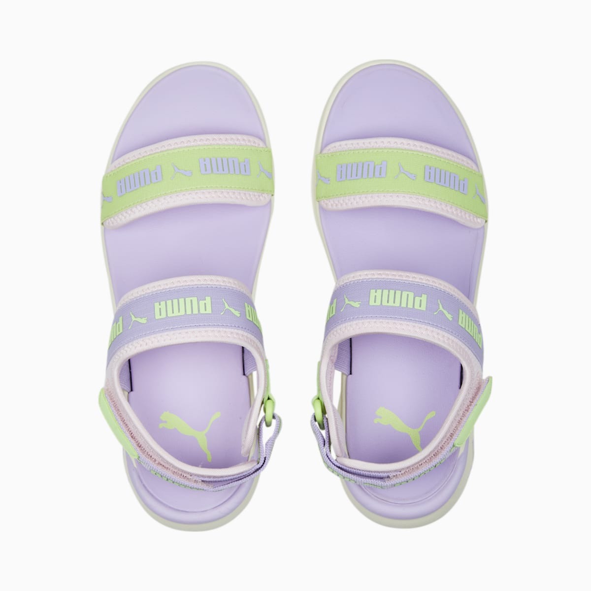 Sandal quai dán PUMA tím lavender