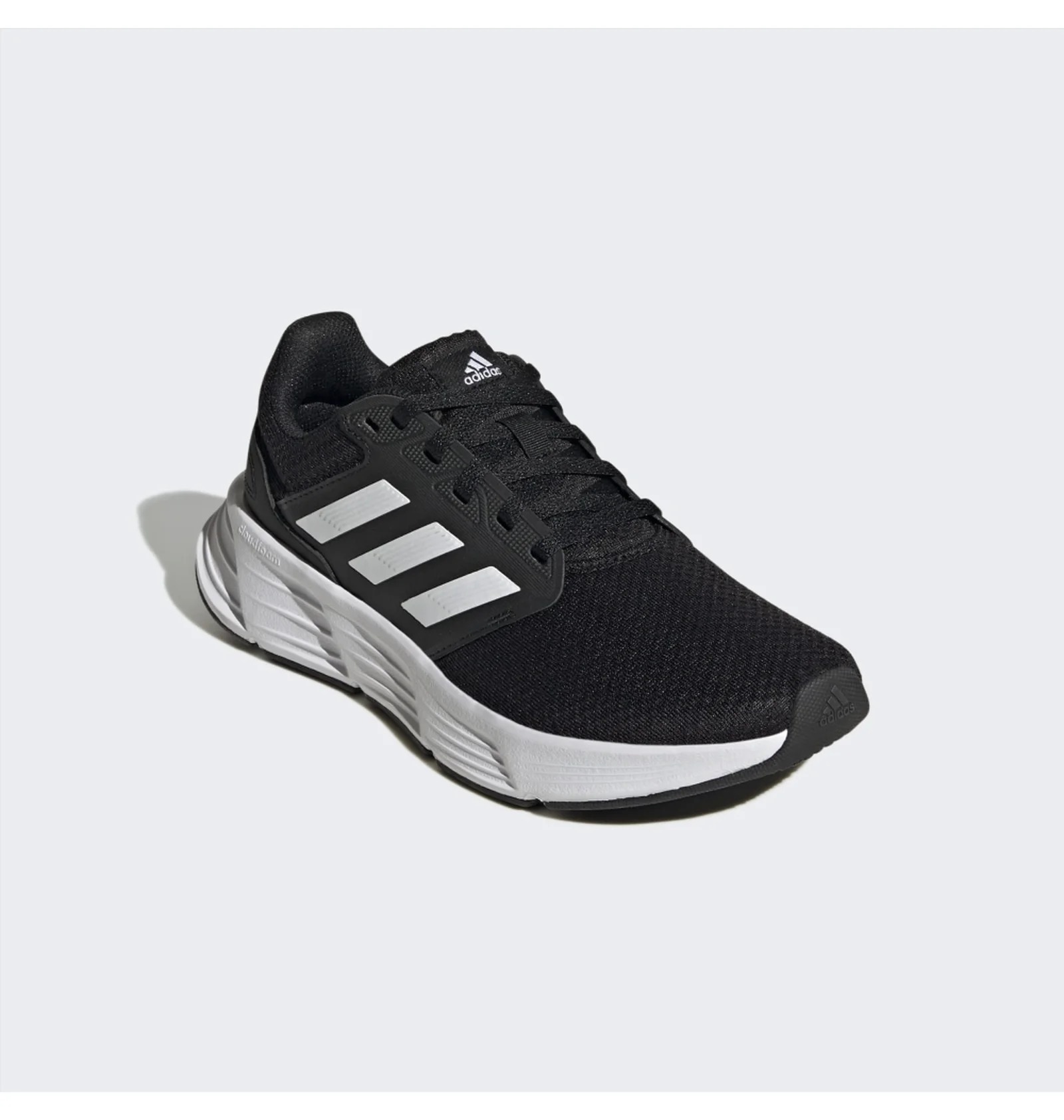Giày chạy adidas Galaxy 6 - đen phối trắng, size 42 2/3