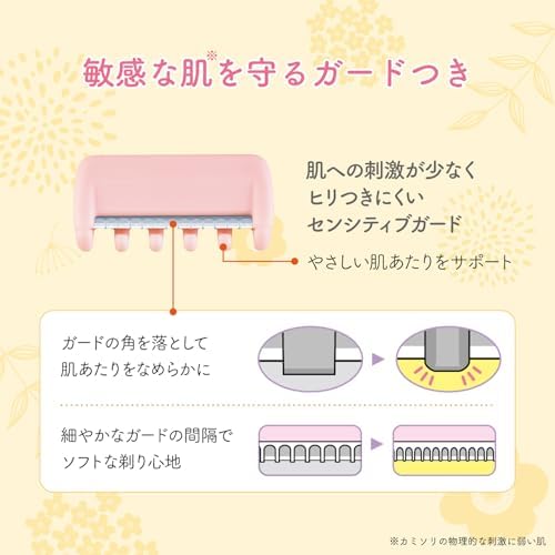 Dao cạo vùng nhạy cảm Feather Piany VIO - cán gập 2 kiểu