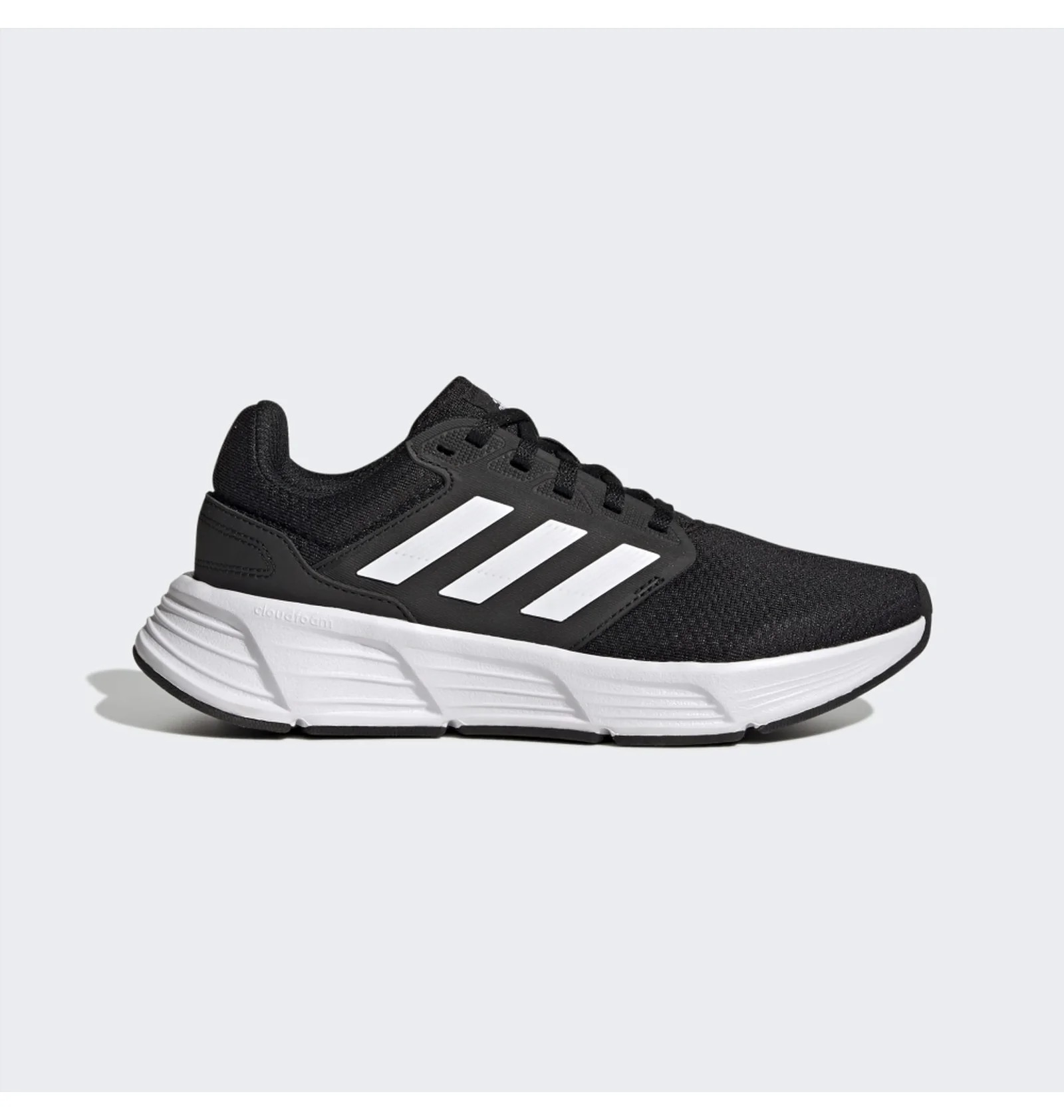 Giày chạy adidas Galaxy 6 - đen phối trắng, size 42 2/3