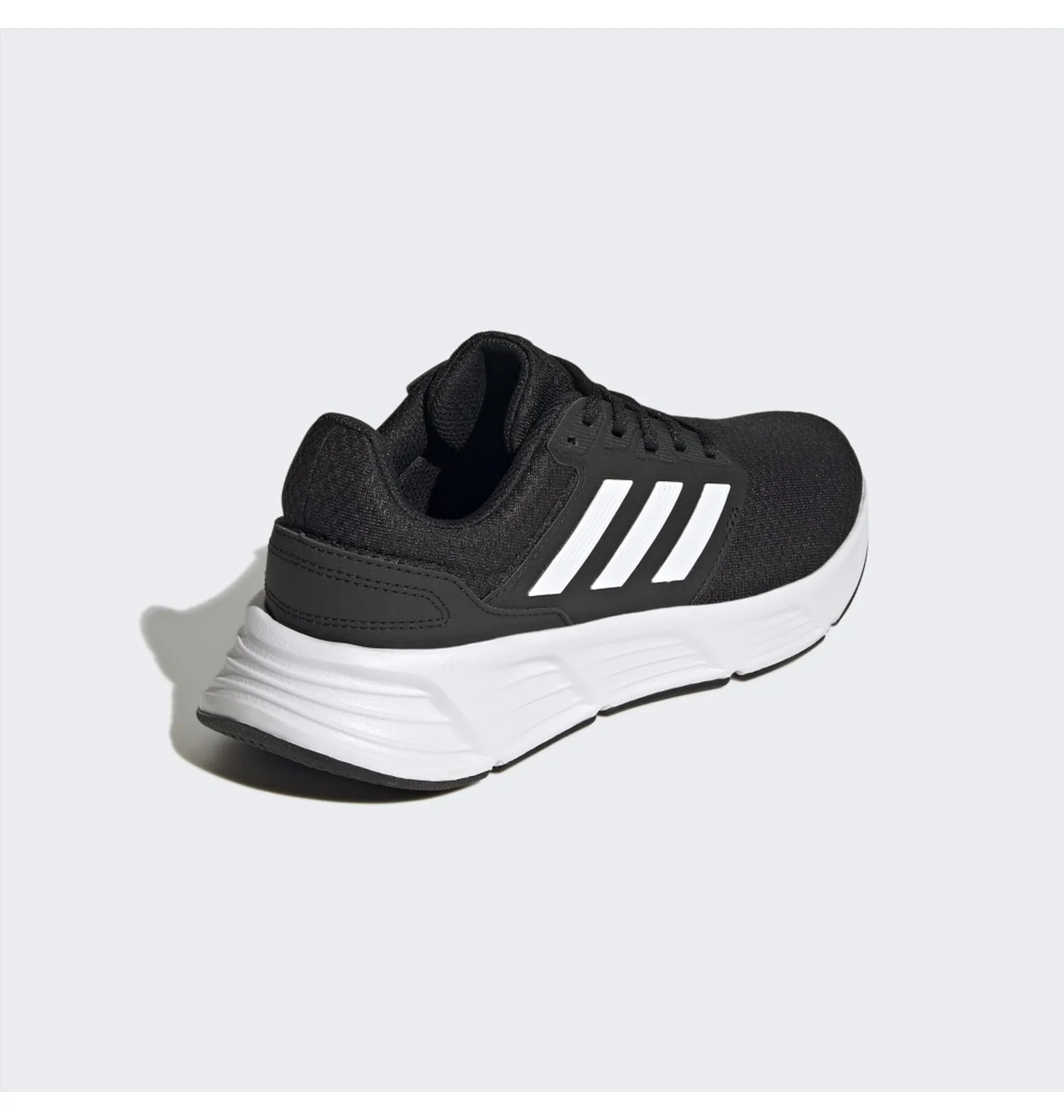Giày chạy adidas Galaxy 6 - đen phối trắng, size 42 2/3
