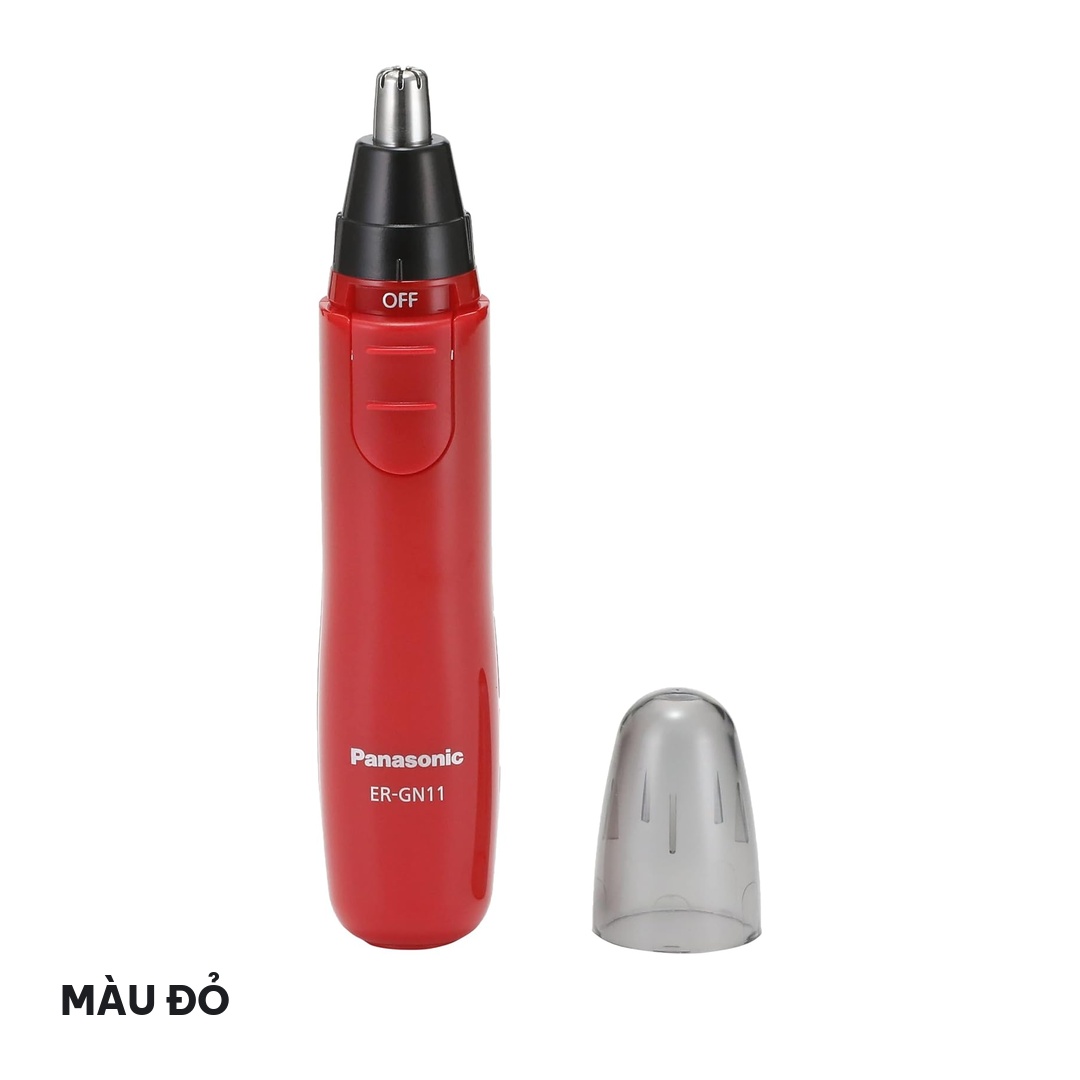Máy tỉa lông Panasonic ER-GN11 - lưỡi kép, màu đỏ