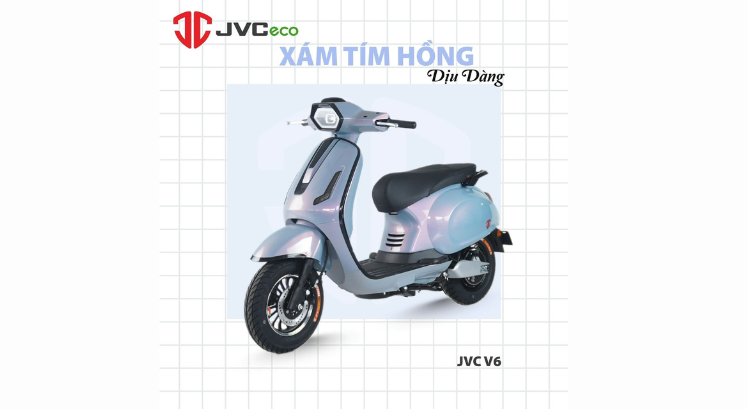 XE MÁY ĐIỆN JVC VESPA V6