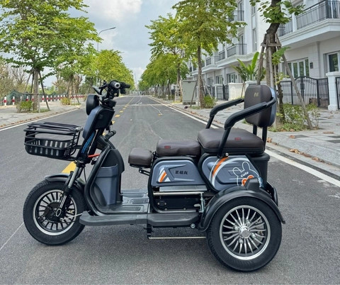XE ĐIỆN 3 BÁNH CUTE 08 THẾ HỆ MỚI 2024