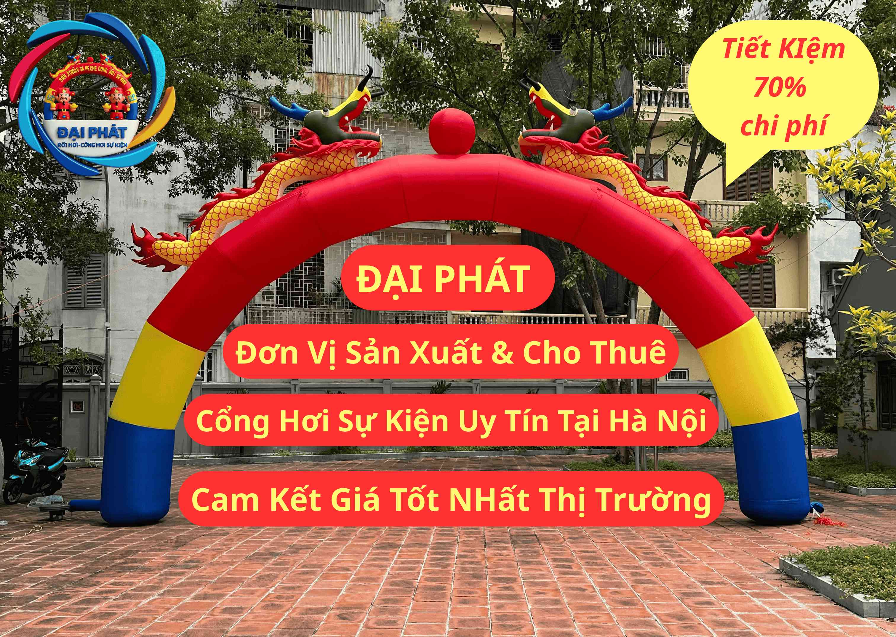 ĐẠI PHÁT – Đơn Vị Sản Xuất & Cho Thuê Cổng Hơi Sự Kiện Uy Tín Tại Hà Nội