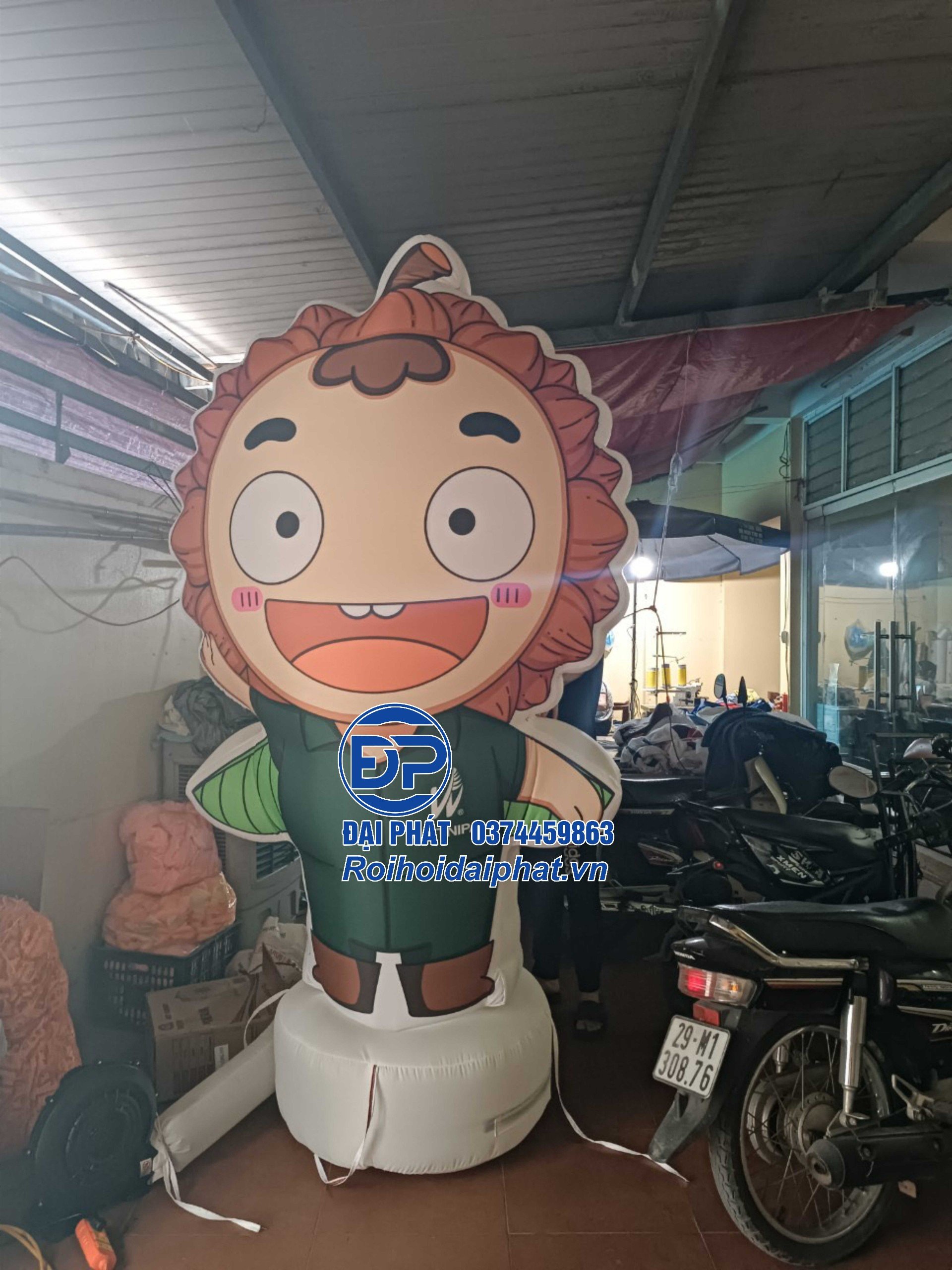 Rối Hơi vẫy tay quảng cáo Khu Vui Chơi