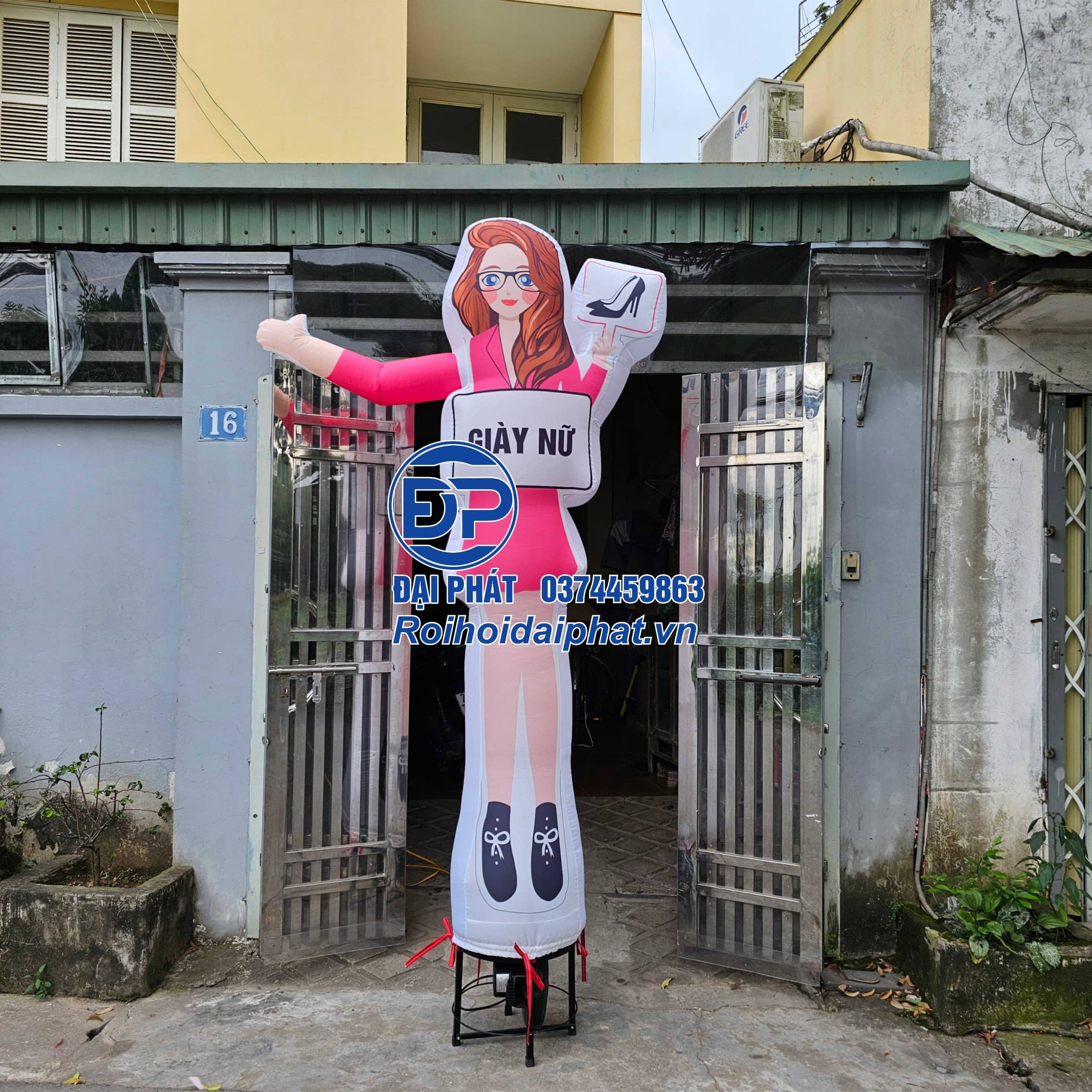 Rối Hơi vẫy tay quảng cáo cửa hàng Quần Áo , Giầy Dép