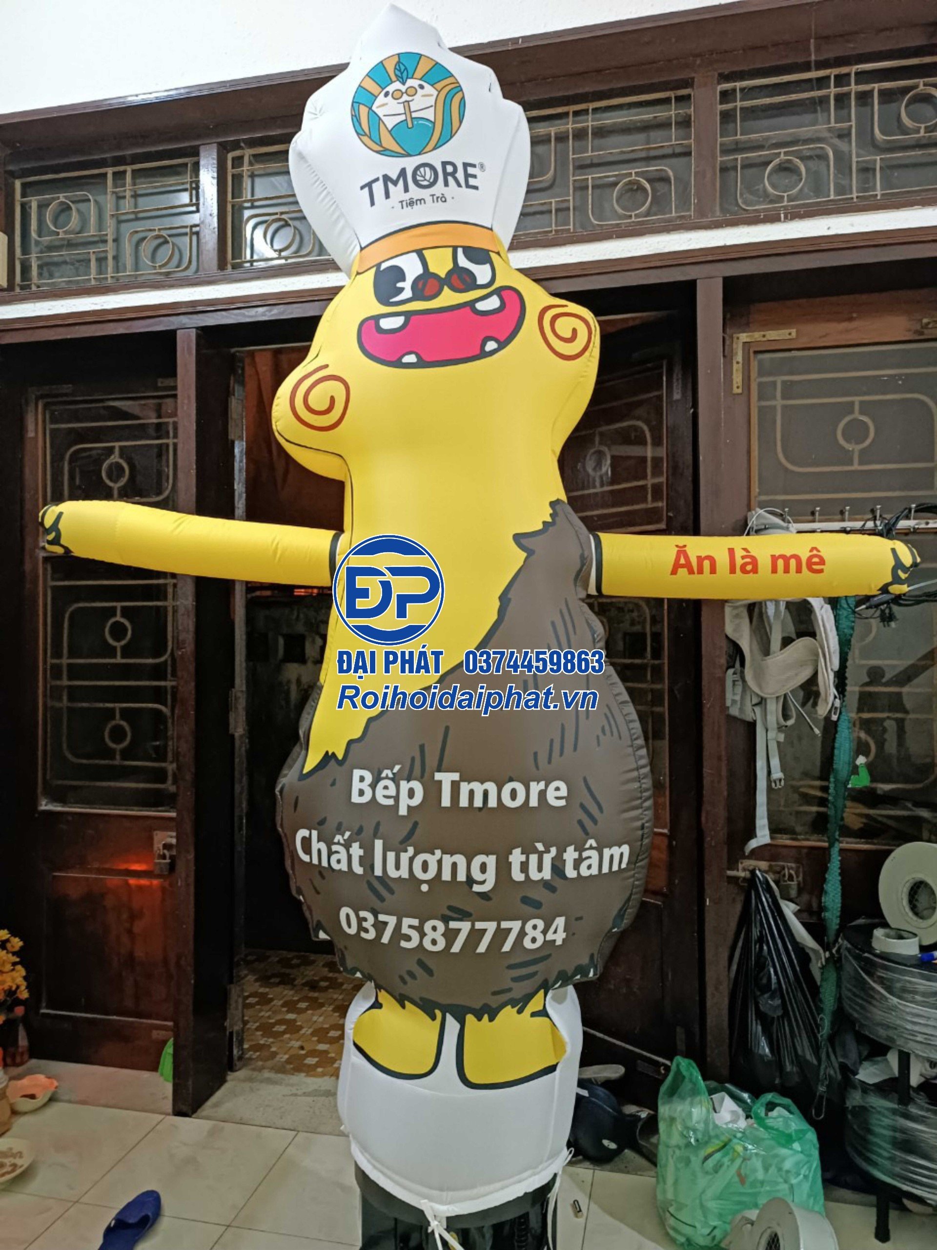 Rối Hơi vẫy tay quảng cáo Khu Vui Chơi