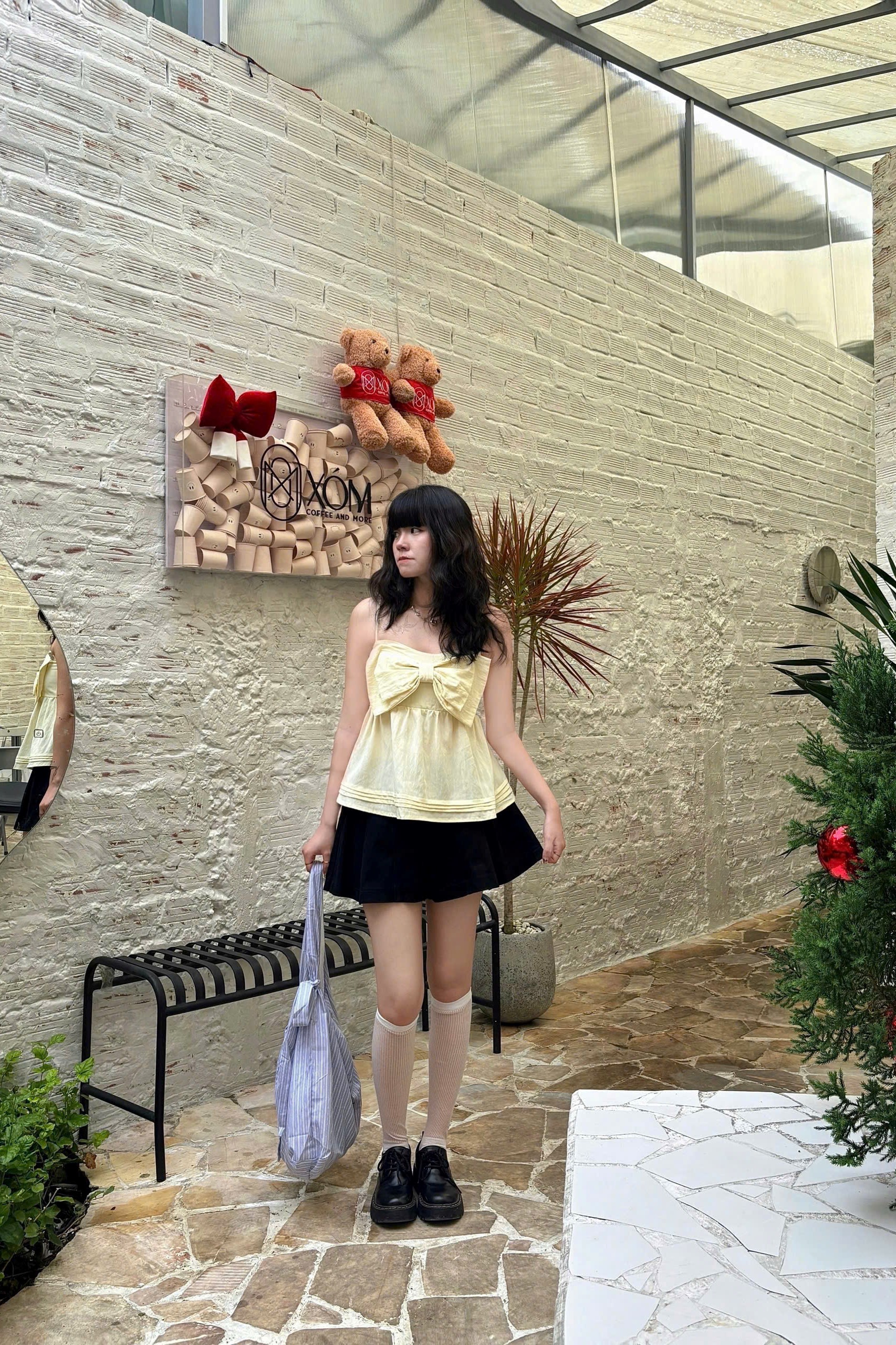 A29333 - A 2 dây nơ ngực