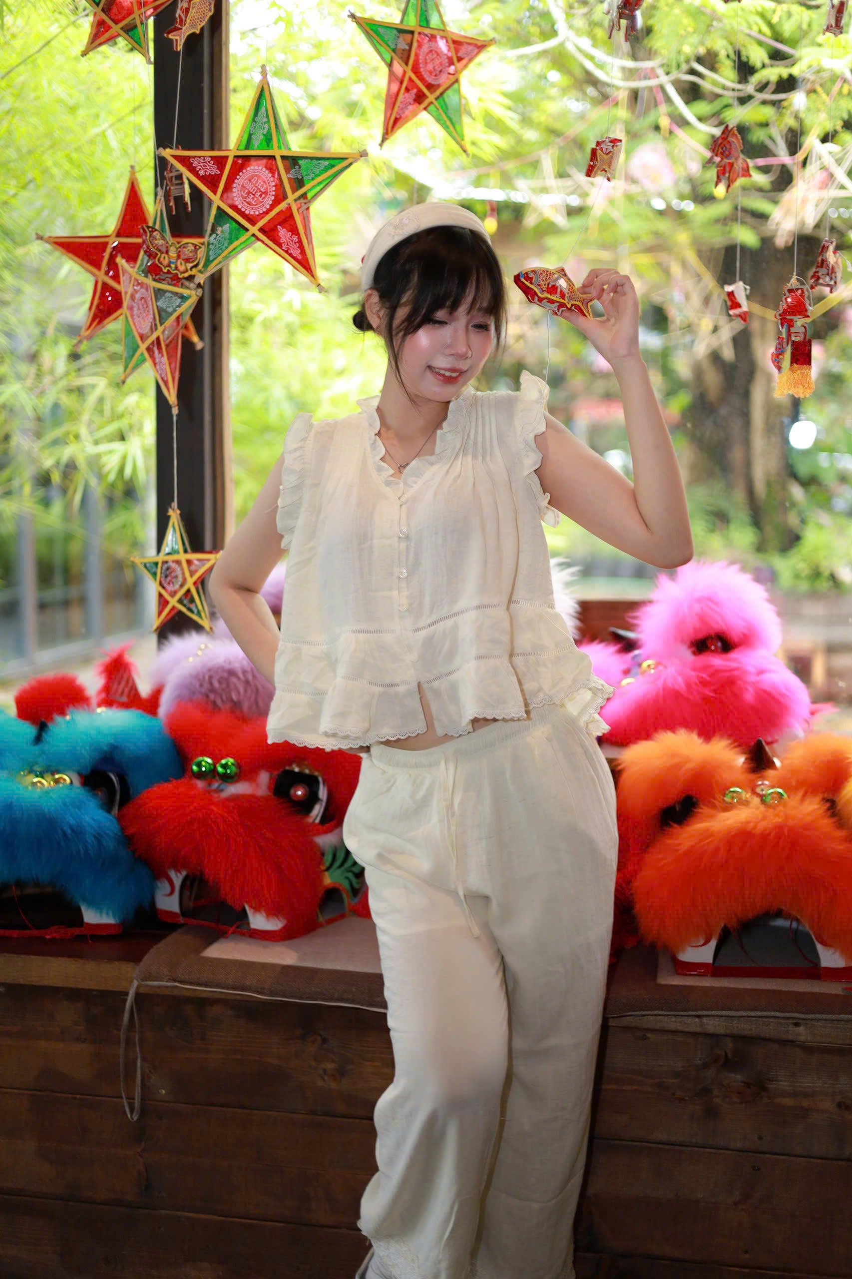 SE2166- SET 2 MÓN áo kiểu kèm quần