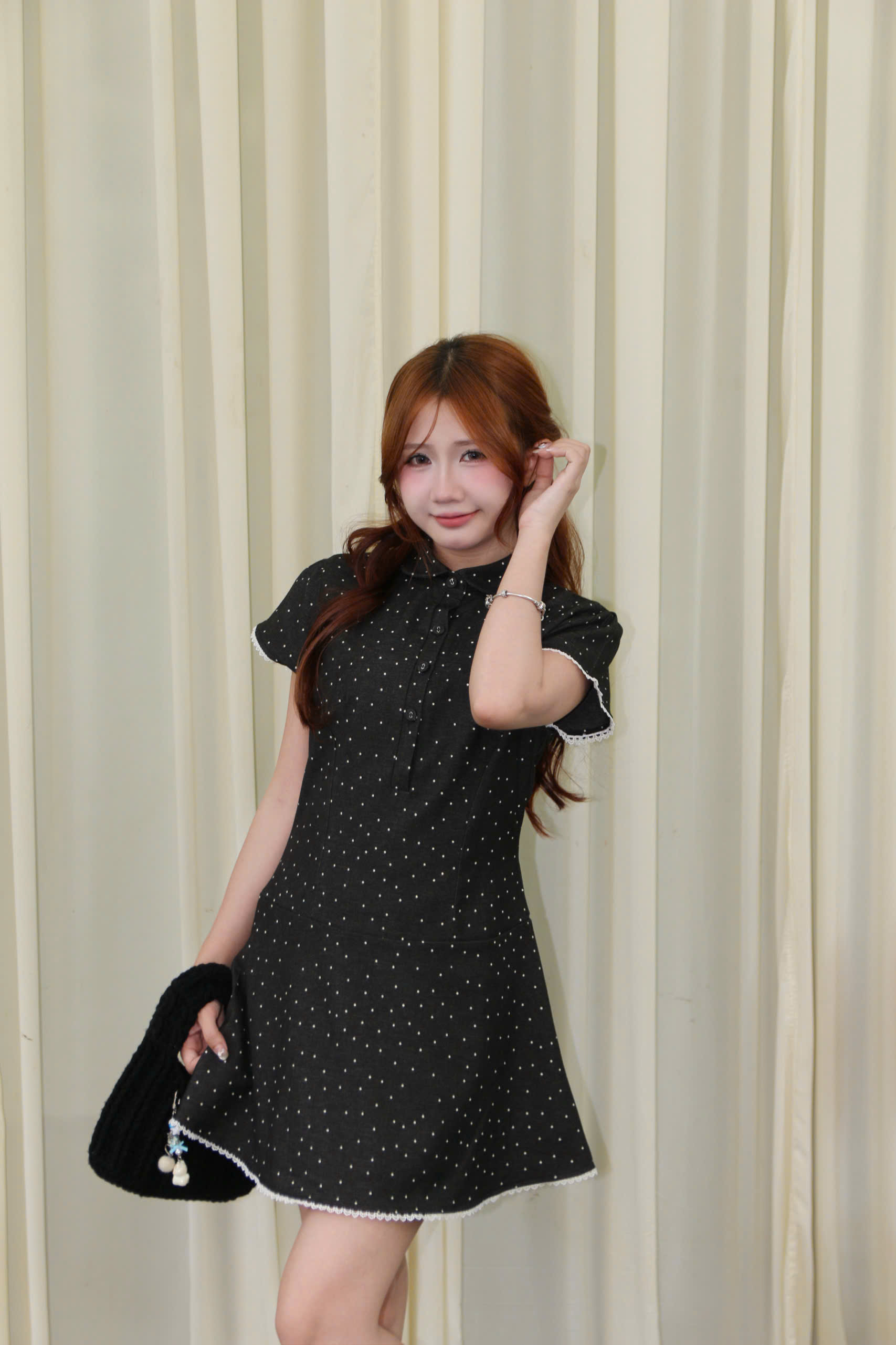 D6301 - Đầm rã trước phối ren