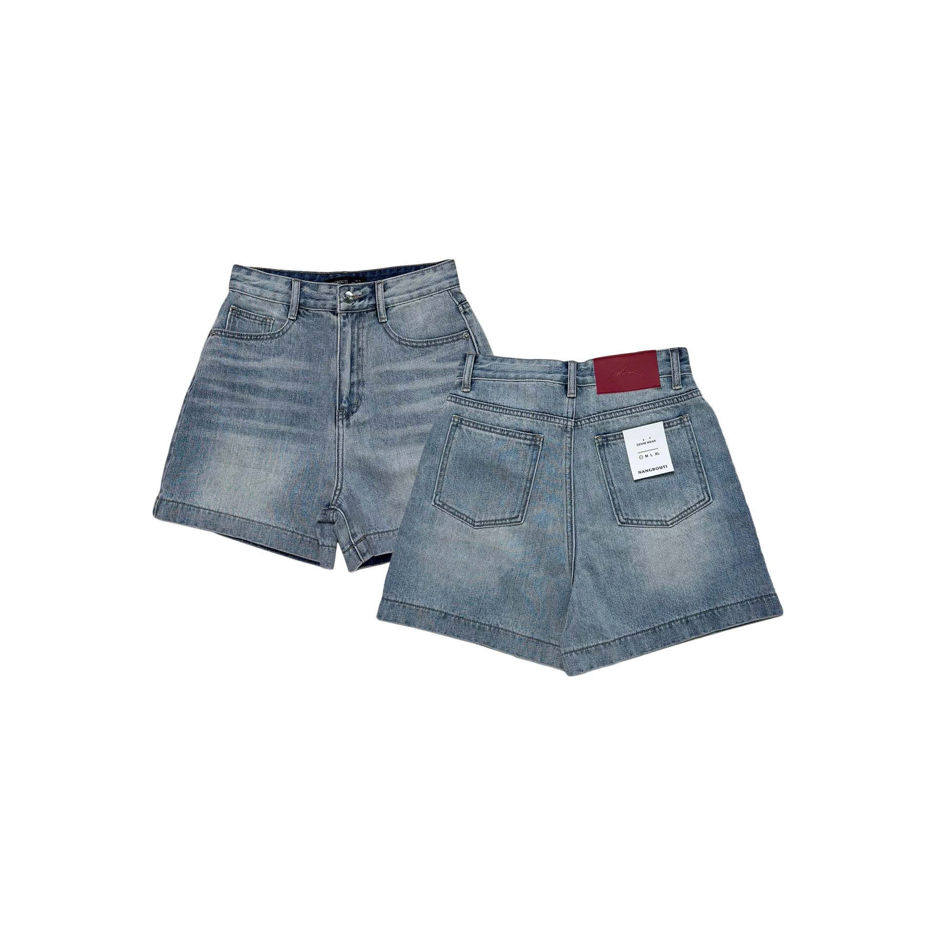 S3700 - Short Jean lai to túi bầu