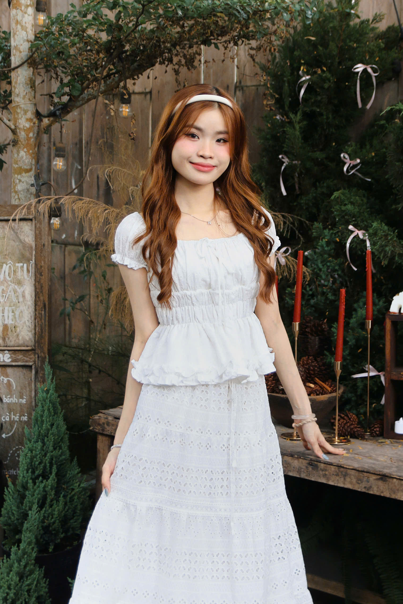 A29332 - A kiểu tay búp phối bèo la