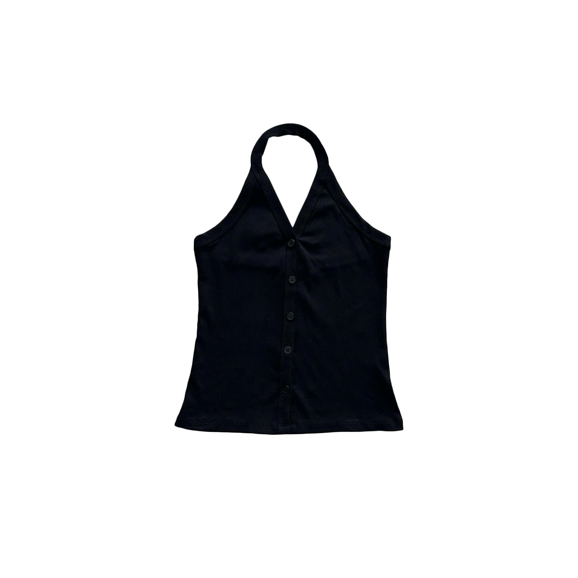 A29930- Áo thun kiểu cổ yếm cài nút