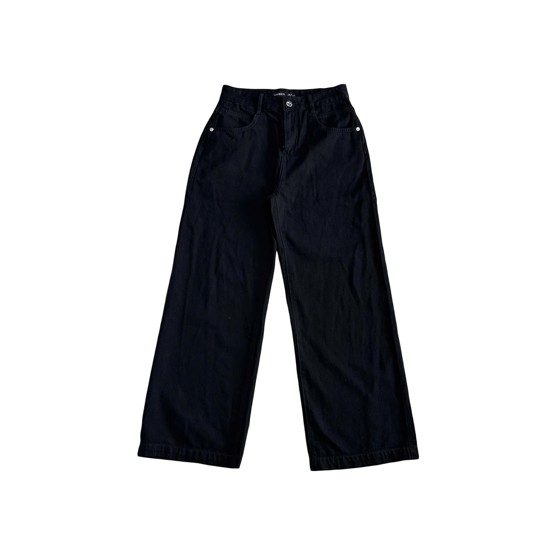 Q9835 - Quần culottes jeans túi bầu rã túi
